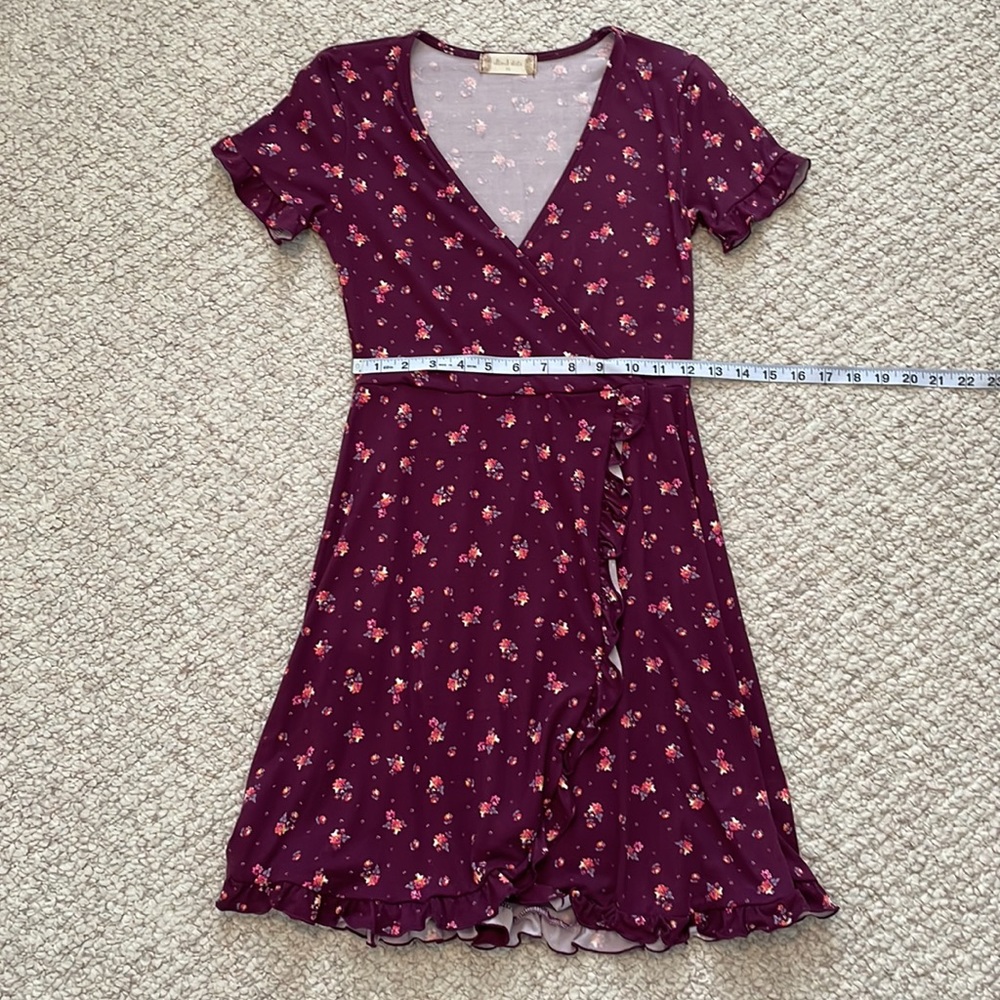 Altar’d State floral wrap dress - Picture 4 of 14